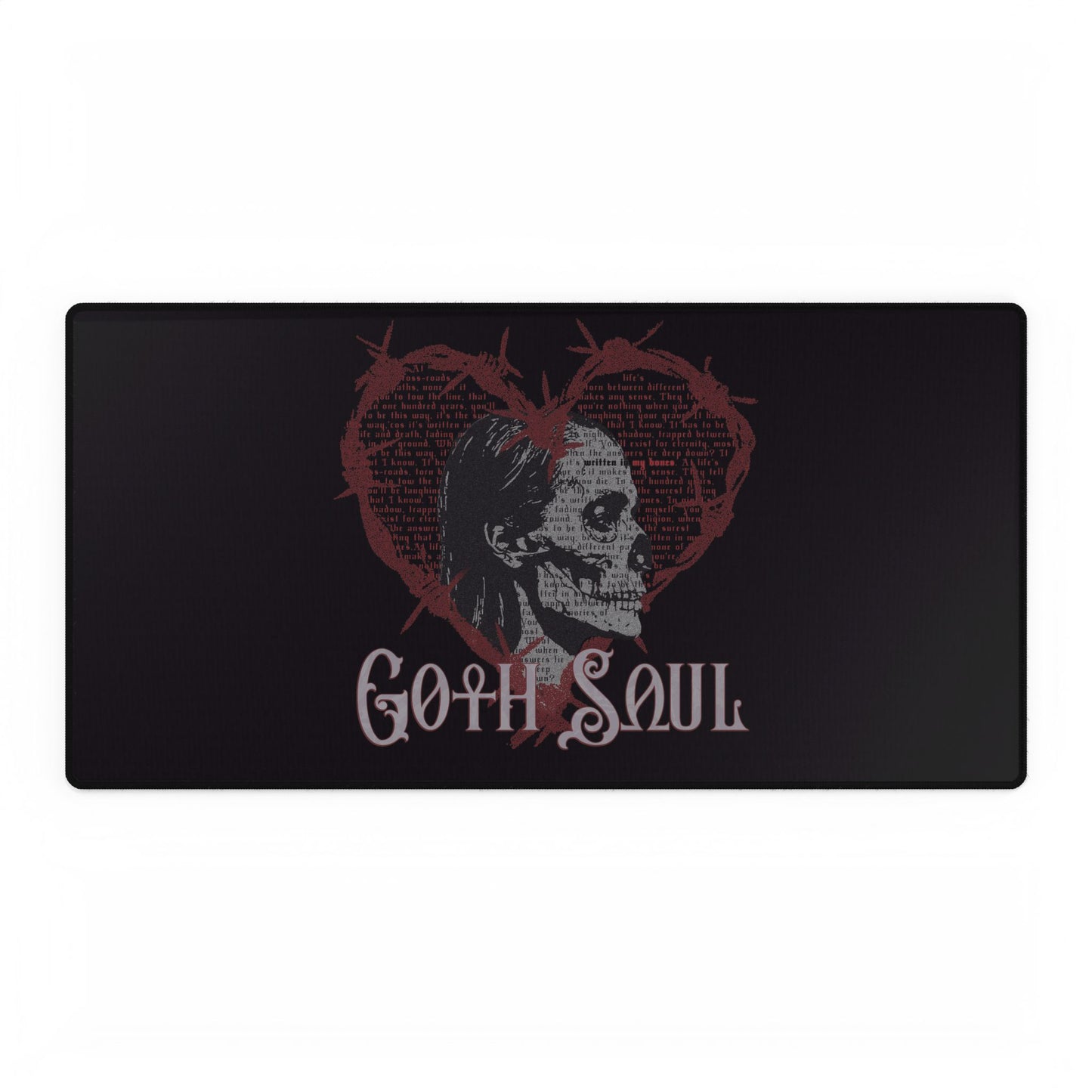 Bones Desk Mat with Red Design (UK/US/AUS)