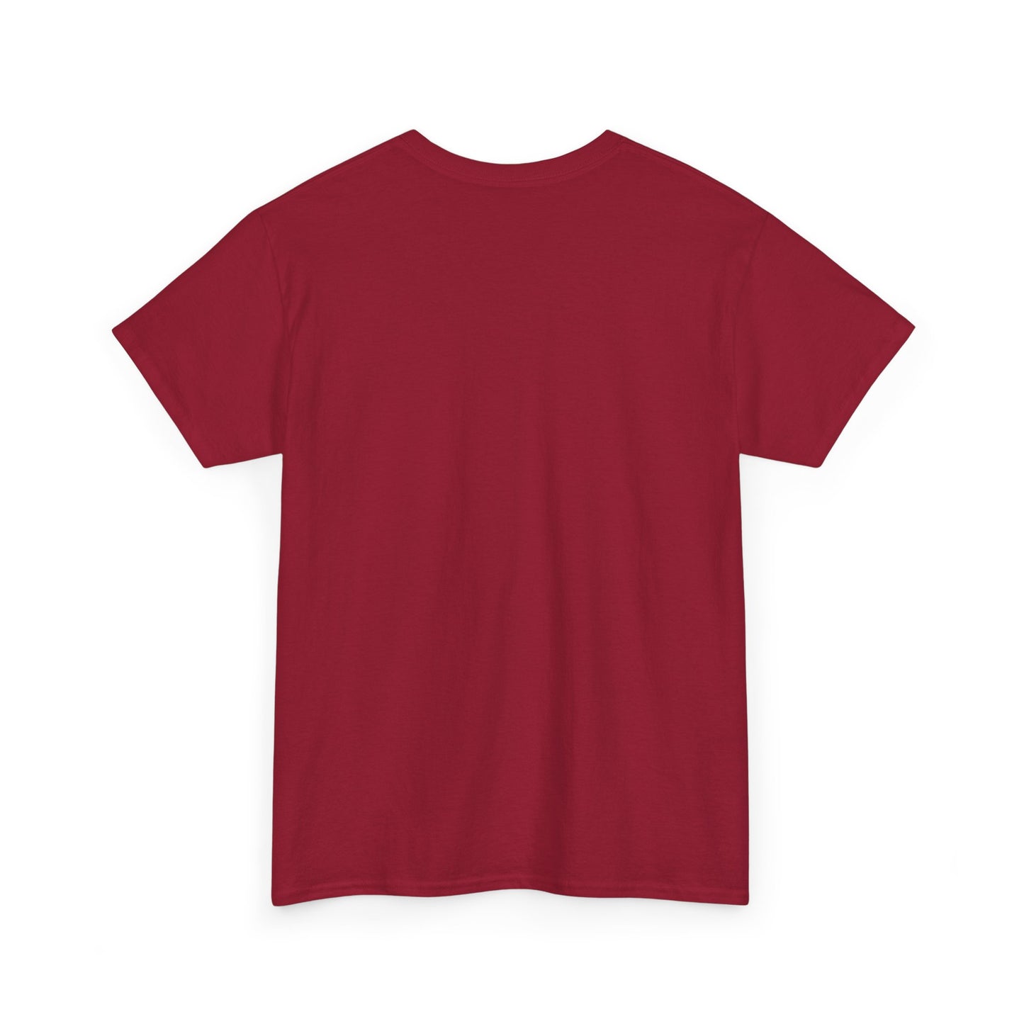 Bones Unisex Heavy Cotton Tee with Red Design (US)