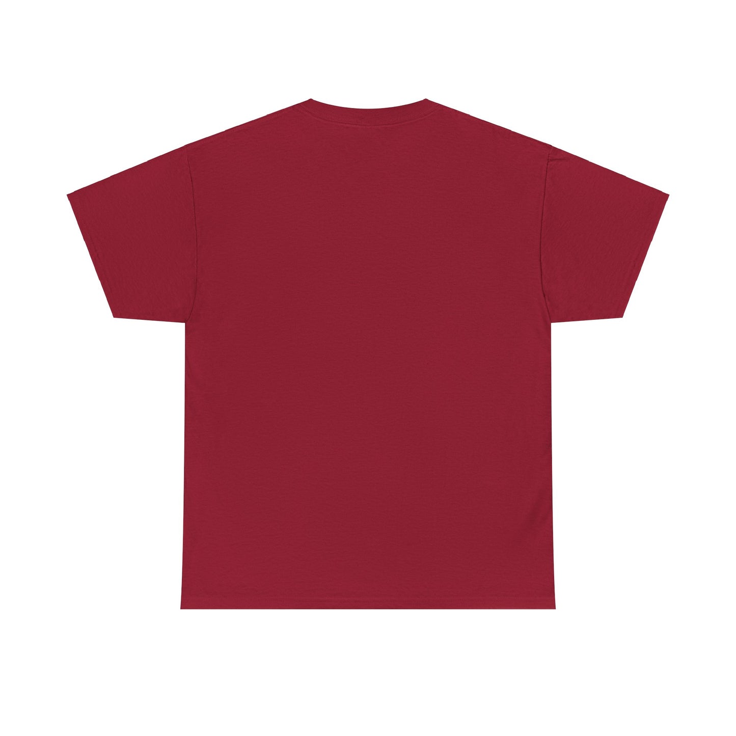 Bones Unisex Heavy Cotton Tee with Red Design (US)