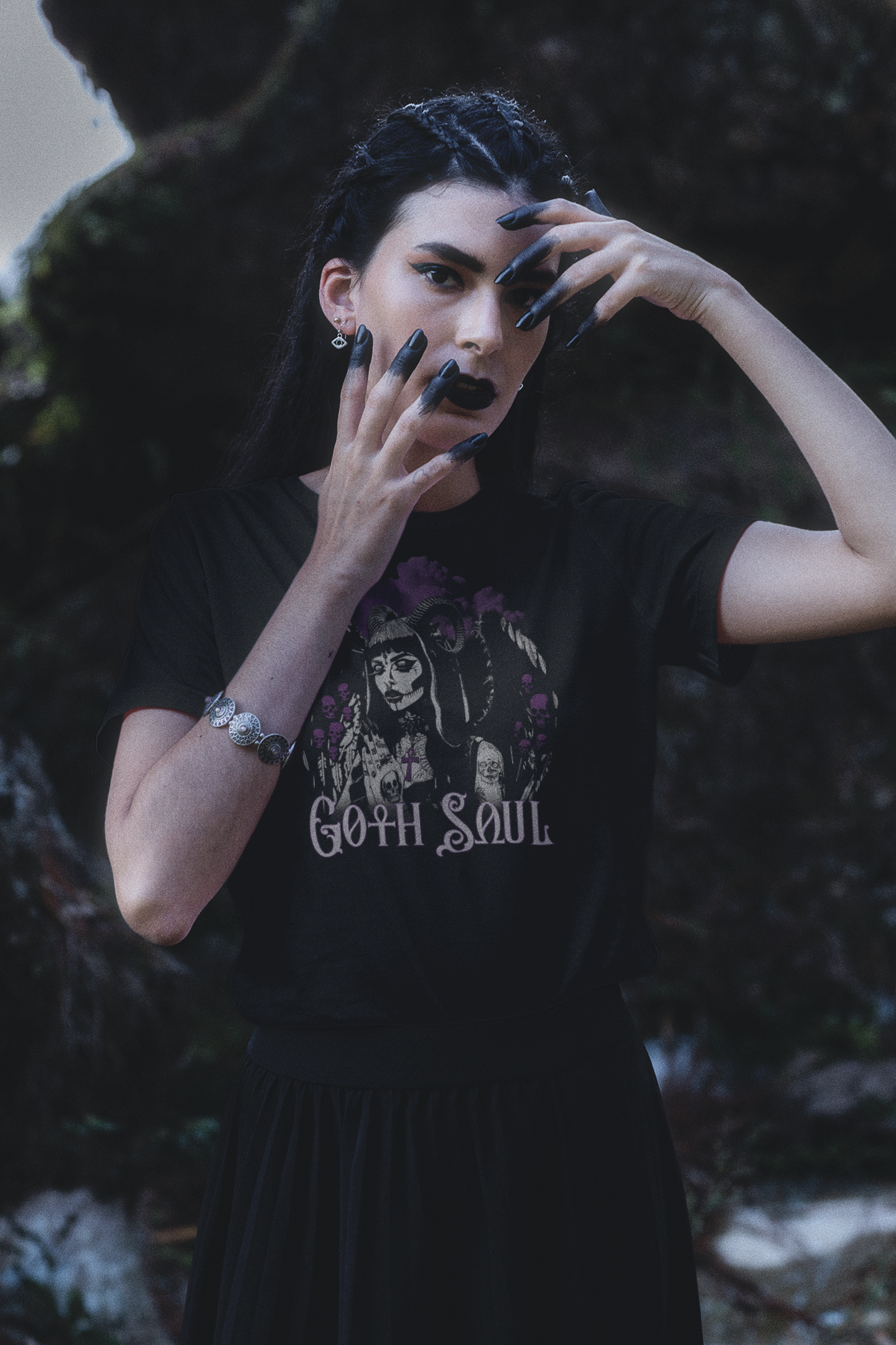 Valkyrie's Favorite Women's Tee with Purple Design (USA)