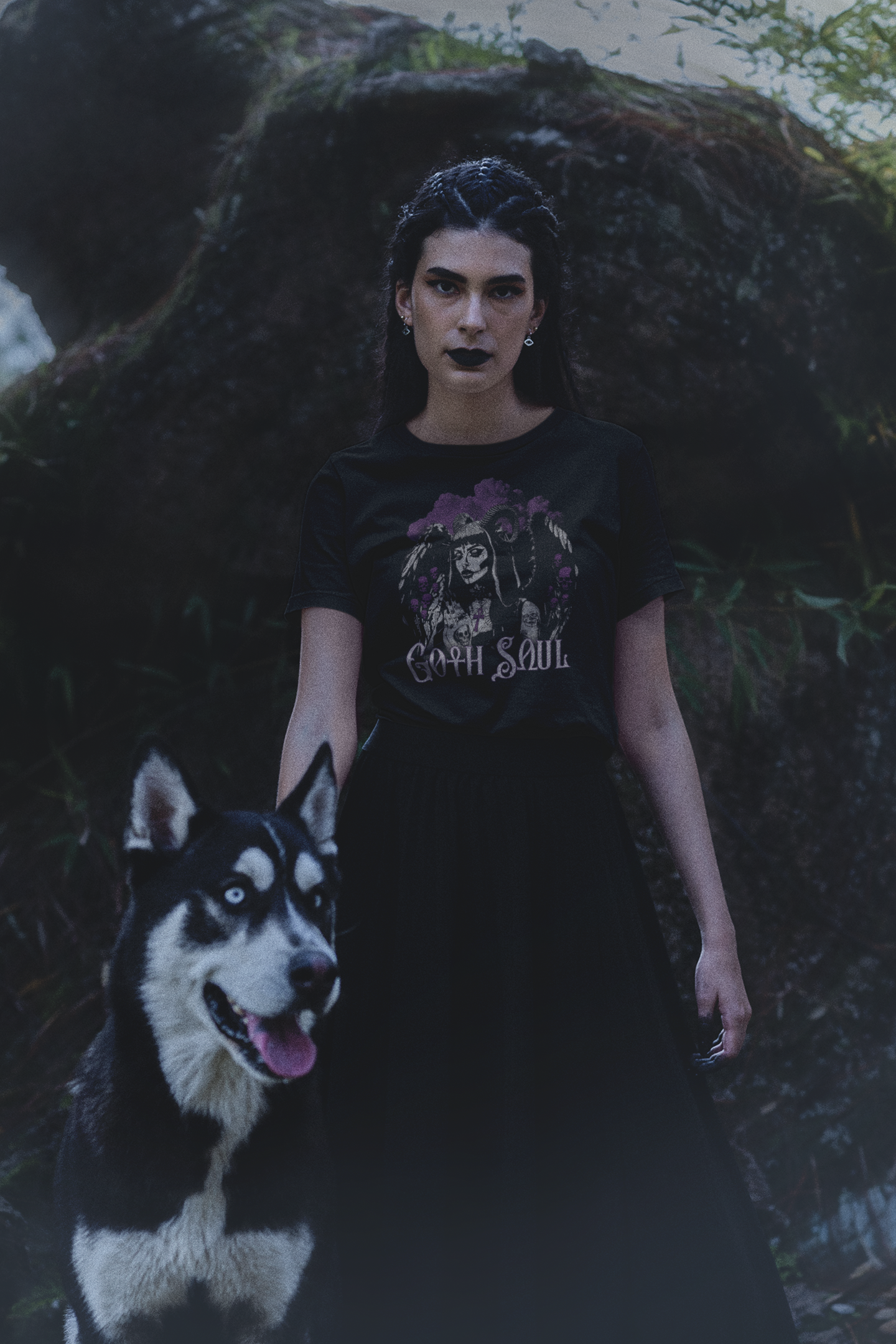 Valkyrie's Favorite Women's Tee with Purple Design (USA)