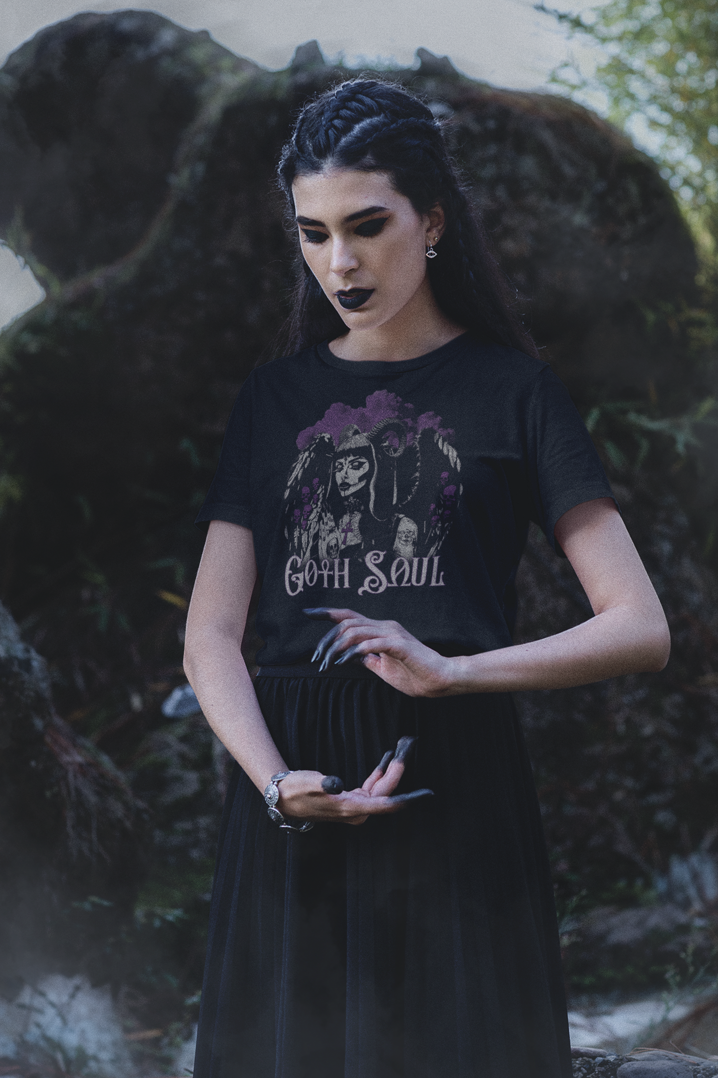Valkyrie's Favorite Women's Tee with Purple Design (USA)