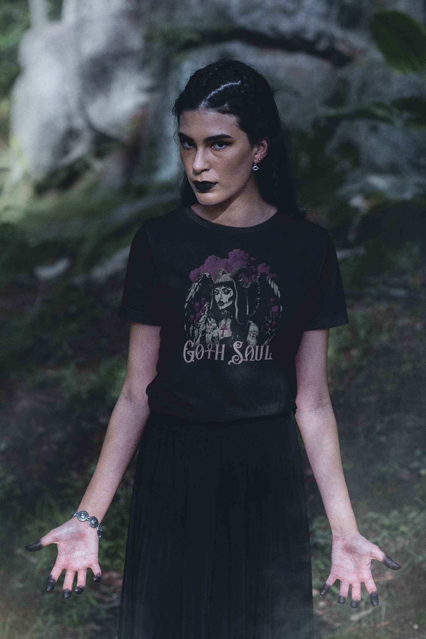 Valkyrie's Favorite Women's Tee with Purple Design (USA)