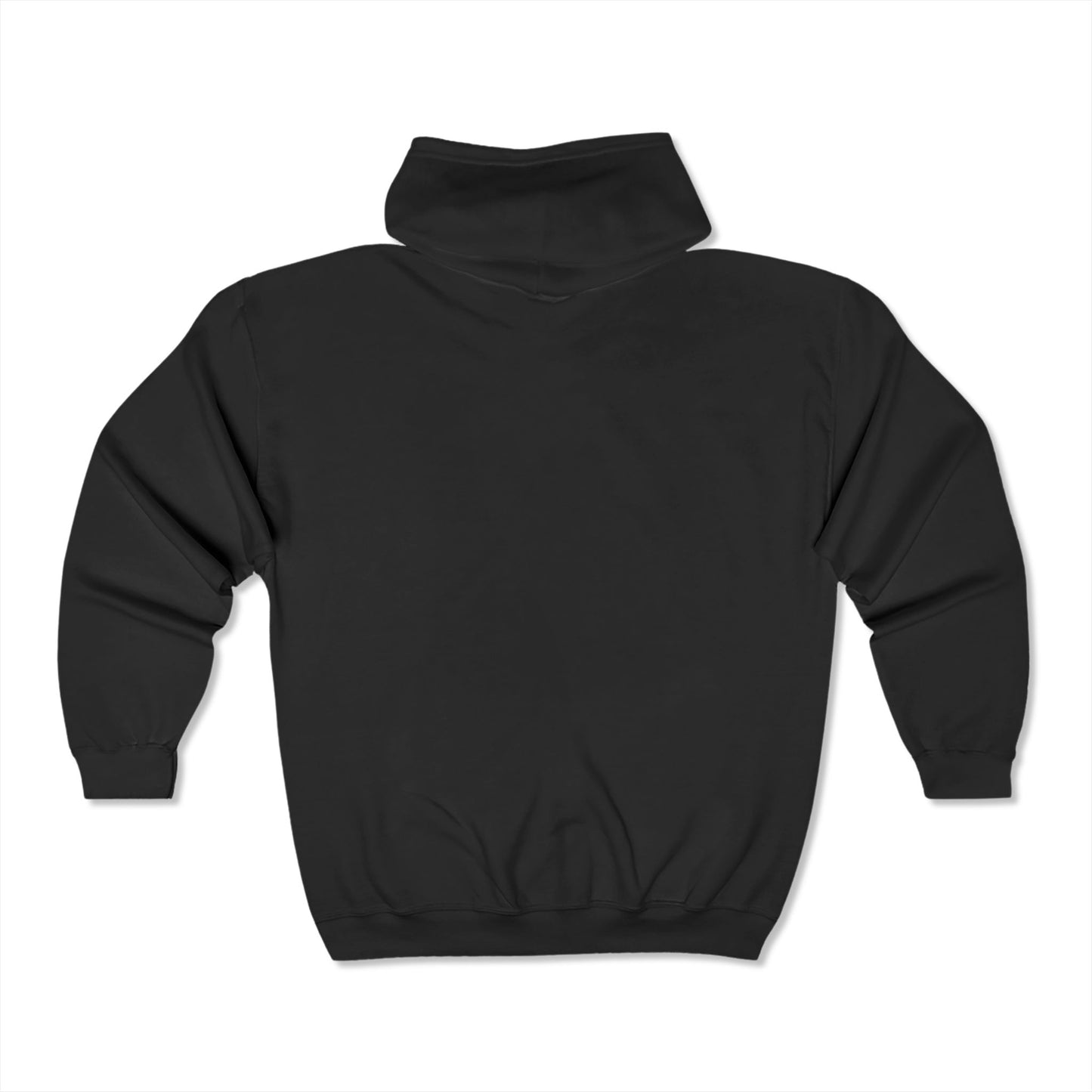 Bones Unisex Heavy Blend™ Full Zip Hooded Sweatshirt with Red Design (USA)