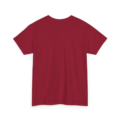 Bones Unisex Heavy Cotton Tee with Red Design (US)