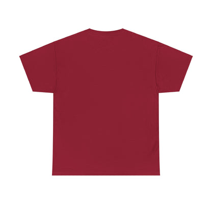Bones Unisex Heavy Cotton Tee with Red Design (US)