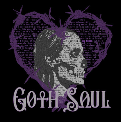 Bones Women's Midweight Cotton Tee with Purple Design (USA)