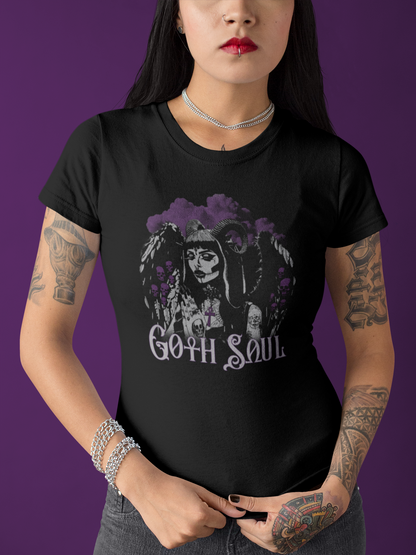 Valkyrie's Favorite Women's Tee with Purple Design (USA)